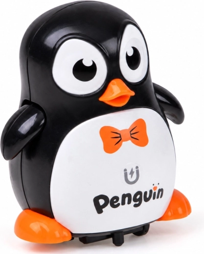 Lopende pinguïn met melodie en magnetische verbinding - 1 stuk