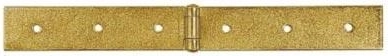 Bouwscharnier 400 × 35 × 2,5 mm, geel verzinkt staal