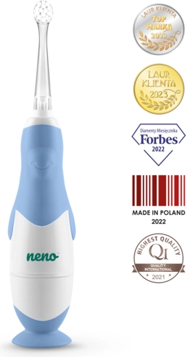 Neno Denti Blue elektrische tandenborstel voor kinderen van 3–36 maanden