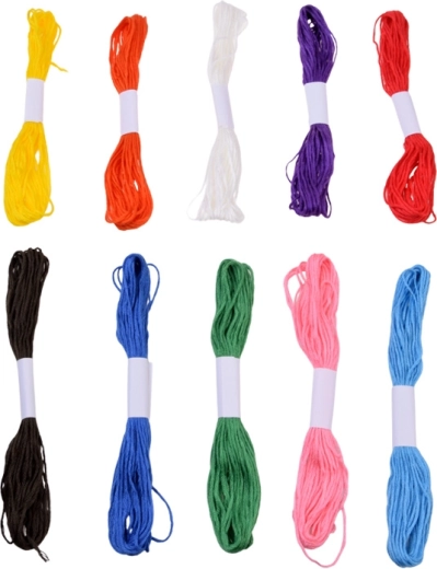 10 kleuren borduurgaren voor bonte combinaties