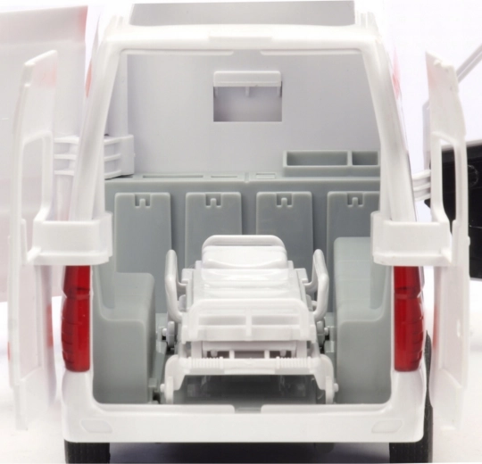 Uitneembare brancard en realistische uitrusting