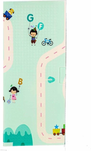 Dubbelzijdig design: panda’s en wegen