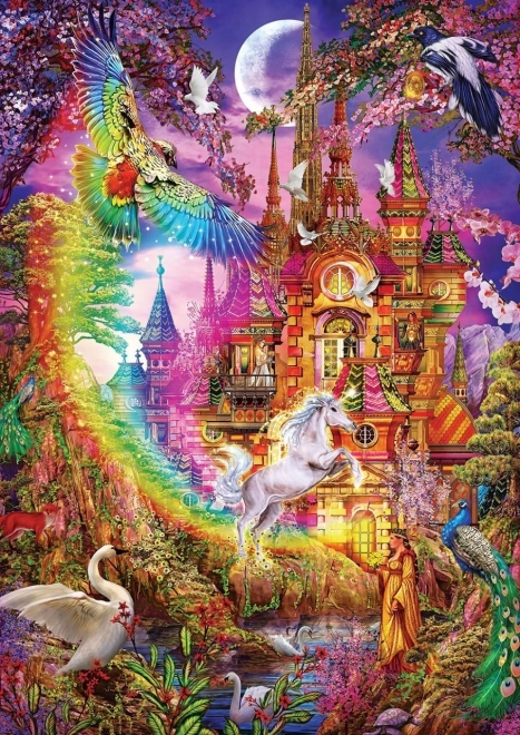 Puzzel Regenboogkasteel 500 stukjes