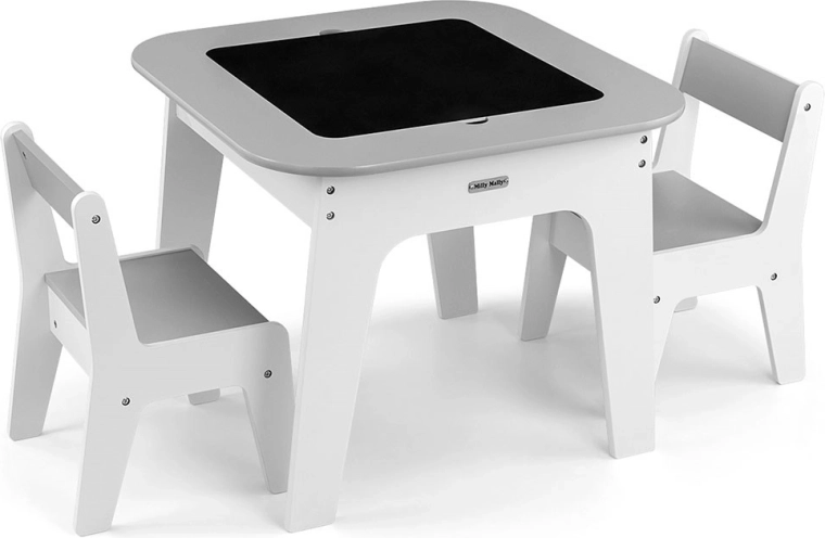 Kinder tafeltje en stoeltjes MILLY MALLY Olaf Grey