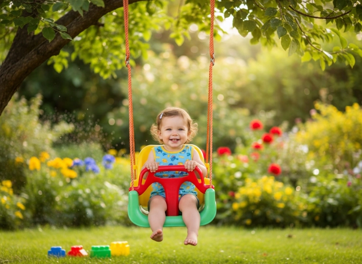 Stabiel schommelen voor de kleintjes