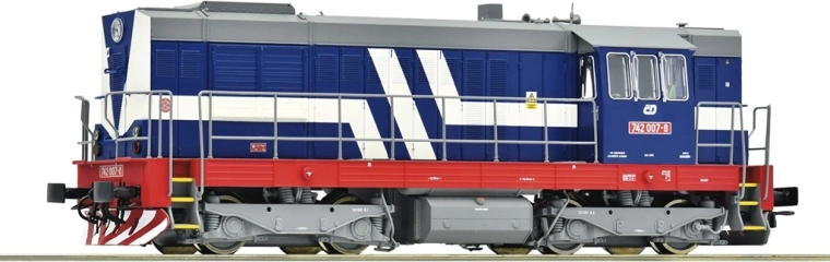Roco diesellocomotief ČD 742 007-8 „Kocour“ H0, digitaal met geluid