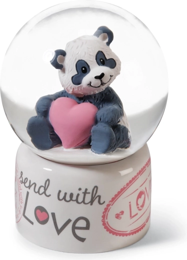 Schattige panda Love met roze hart
