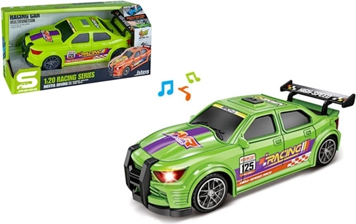 Sportauto met licht en geluid