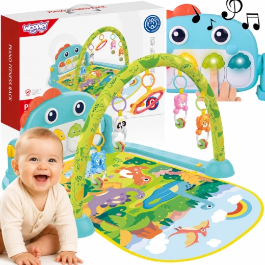 Woopie speelkleed voor baby's met dinosaurusboog