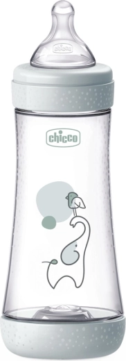 Chicco anti-koliek babyfles Perfect5 300 ml, snelle doorstroom 4m+ - 1 stuk