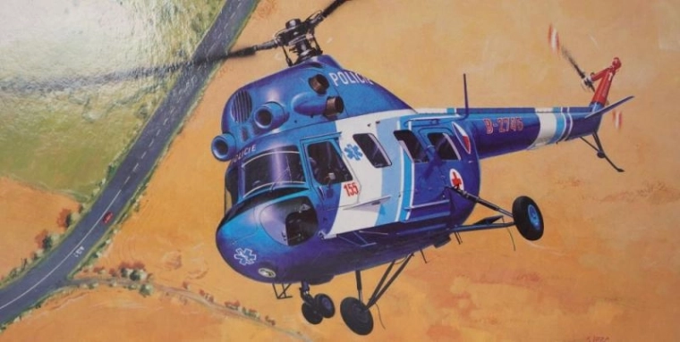 Kliklak Helikopter Mil Mi 2 - Politie