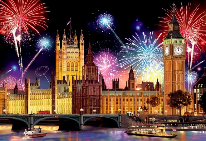 Nachtelijk Londen vol kleuren
