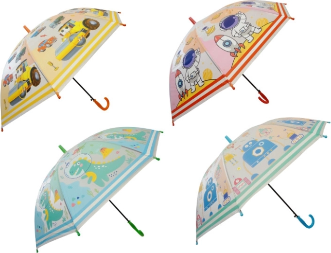 Kinderparaplu automatisch kleurrijk