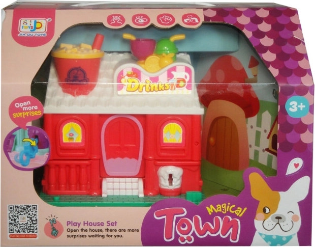 Mini poppenhuisje - 1 stuk