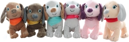 Pluchen puppy met geluid