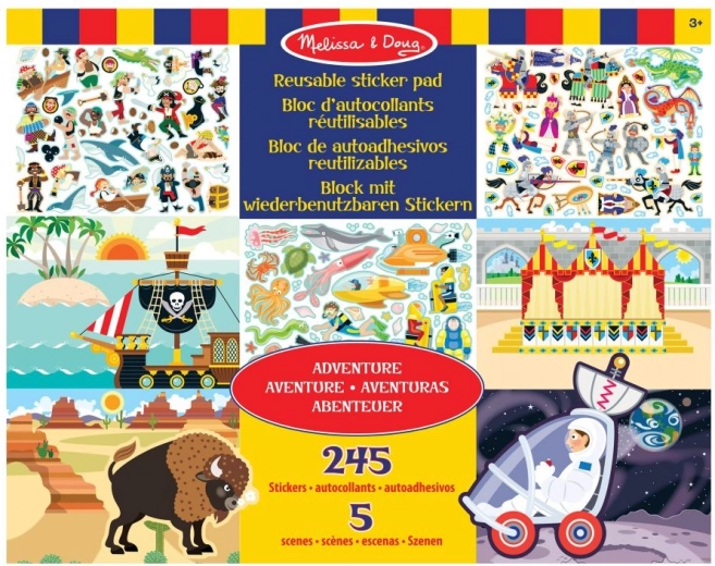Melissa & Doug - Herbruikbare stickers Avontuur