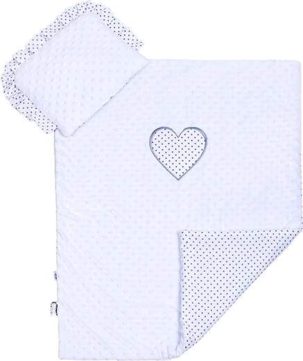 Dubbelzijdige katoen met stippen