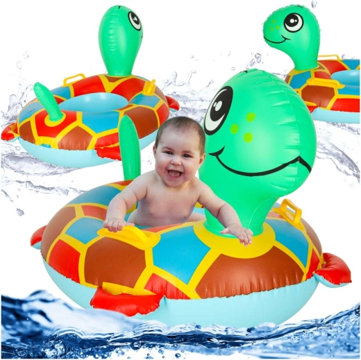 Opblaasbaar waterschaaltje voor kinderen schildpad 15 kg