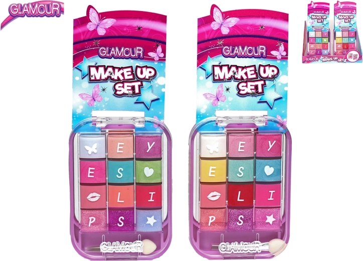 Kinder make-up palet met spiegeltje Glamour