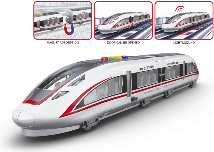 Trein met licht- en geluidseffecten 61 cm