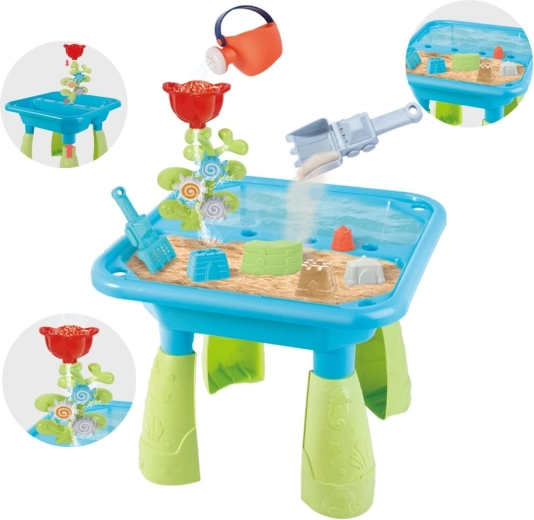 Speeltafel voor kinderen met water en zand met accessoires