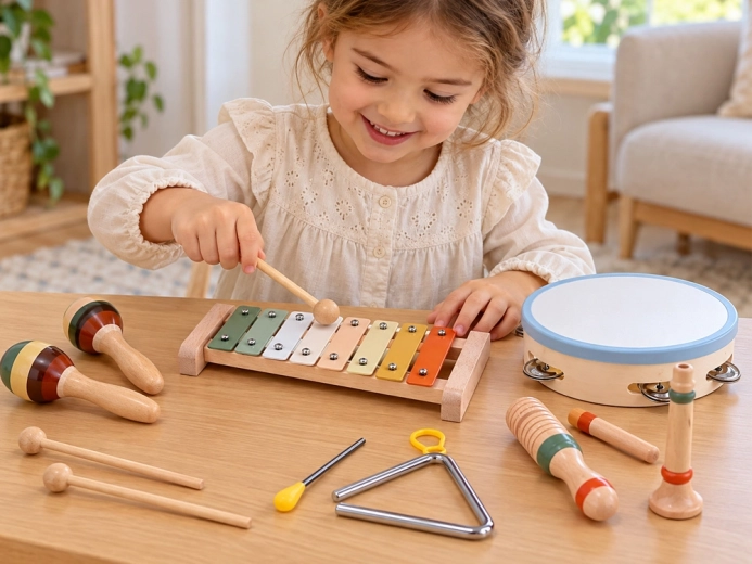 Kleurrijke xylofoon voor de eerste melodieën