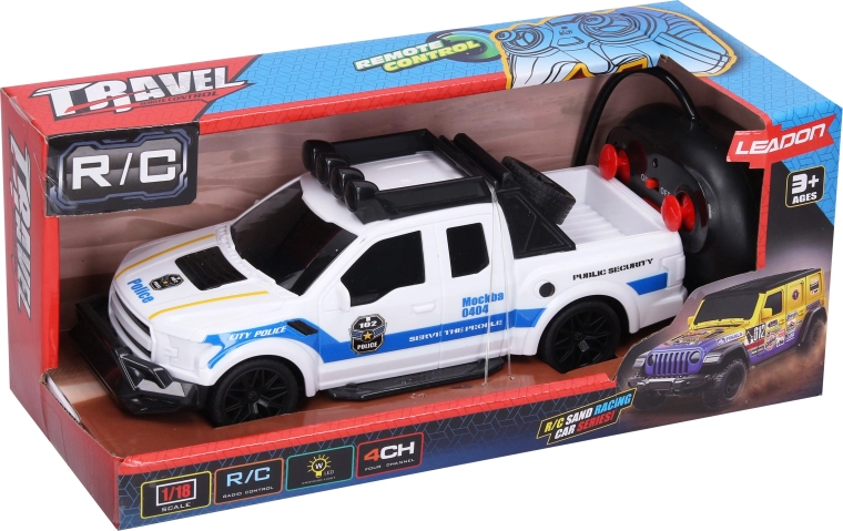 Politie-RC-auto met afstandsbediening, 23 cm