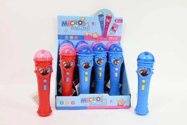 Speelgoedmicrofoon met licht- en geluidseffecten 20,5 cm