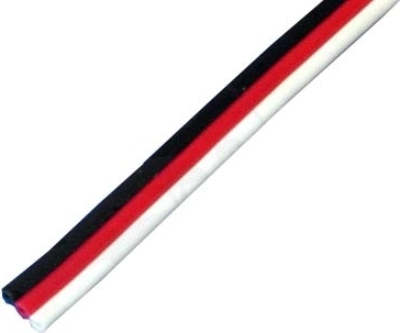 Drieaderige platte servo-kabel Futaba 3 × 0,33 mm - 1 m
