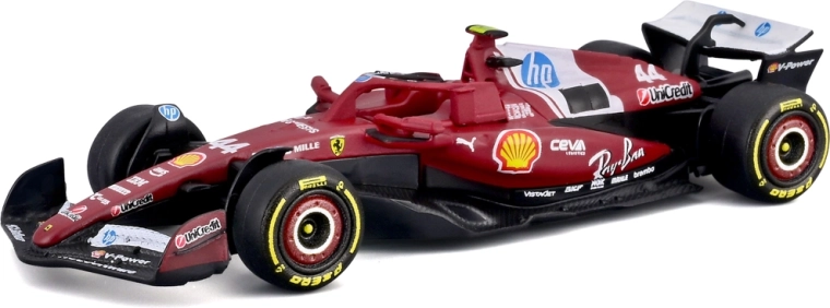 Bburago Ferrari SF-25 (2025) Lewis Hamilton #44 – Formule 1-model 1:64 in blisterverpakking