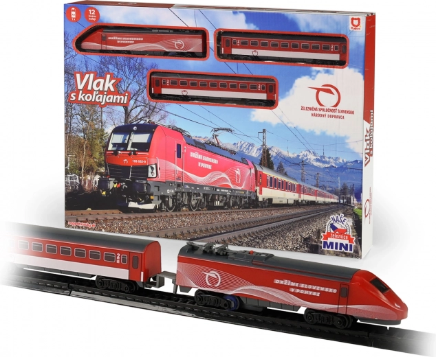 Mini-trein Železničná spoločnosť Slovensko op batterijen – startset met rails