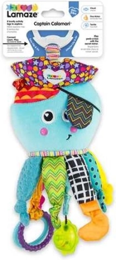 TOMY Lamaze hangende piratenoctopus kapitein Calamari