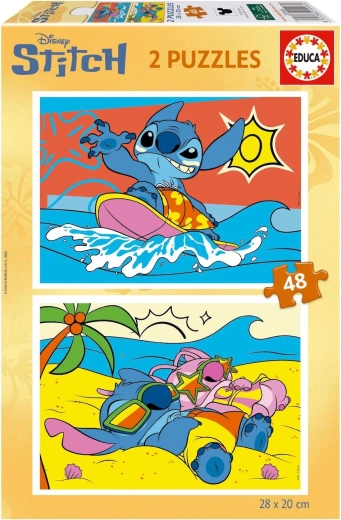 Educa kinderpuzzel Stitch 2x48 stukjes