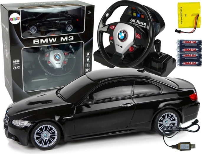 Racen auto met afstandsbediening BMW M3 zwart