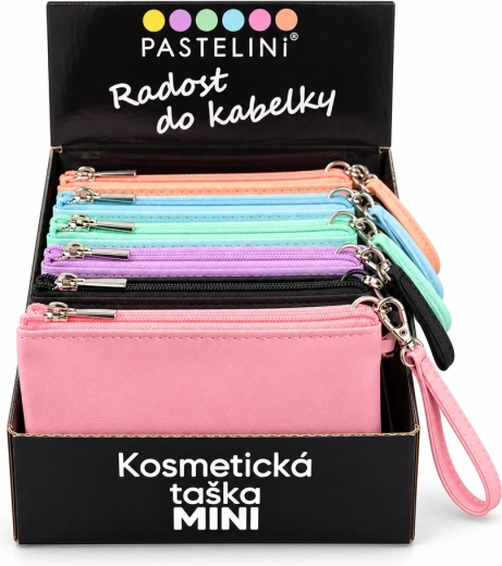 MINI cosmetisch tasje met opdruk assorti - 1 stuk