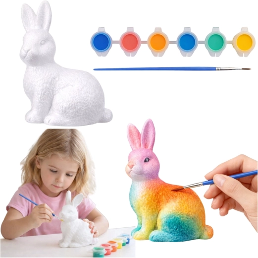 Creatieve schilderset voor een paashaas
