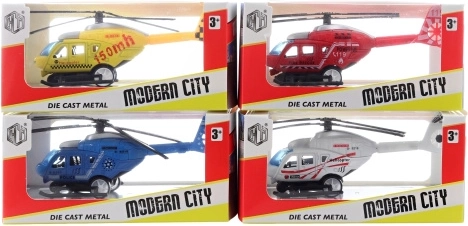Metalen helikopter - 1 stuk