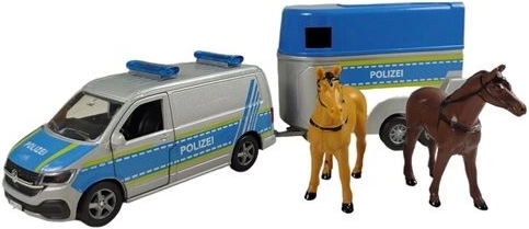 VW T6 politie bestelbus met paardentrailer