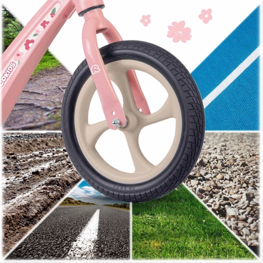 Lekvrije 12" EVA-wielen – comfort zonder onderhoud