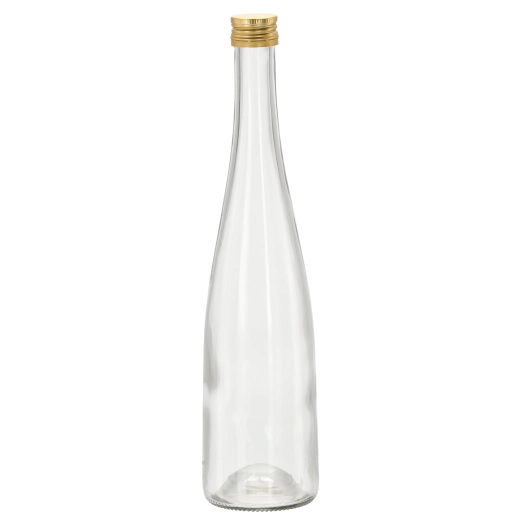 Glazen fles Belvedere 500 ml met schroefdop 28 mm