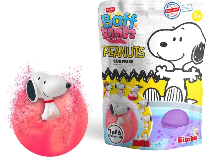 Baff Bombz Peanuts bruisende badbruisbal met verrassing - 1 stuk