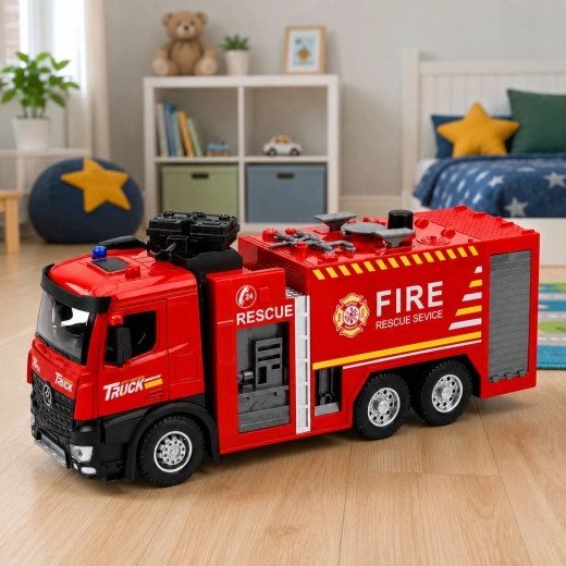 Groot 1:12-model met metalen cabine