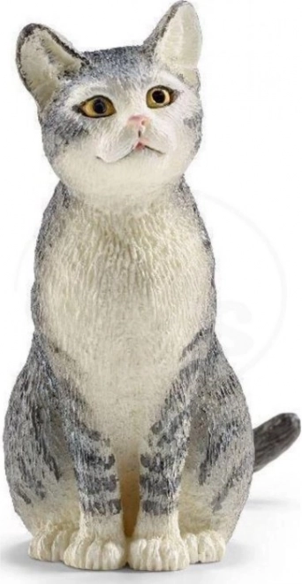Schleich zittende kat - 1 stuk