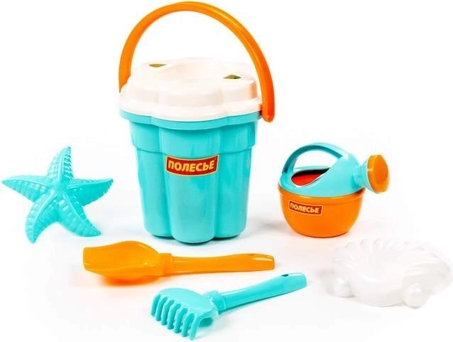 Safari grote turquoise emmertje set 7 stuks