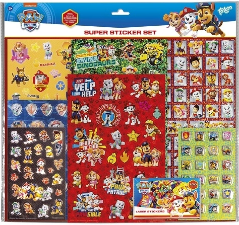 CCG Paw Patrol stickerpakket – superset (8 vellen)