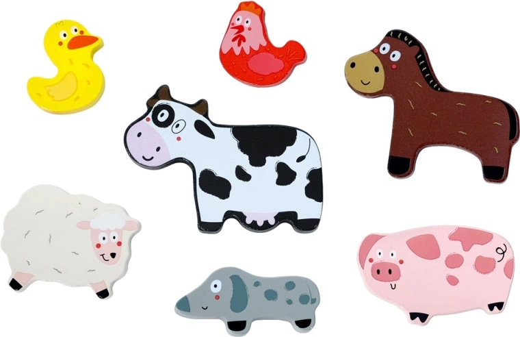 Dieren van de vrolijke boerderij