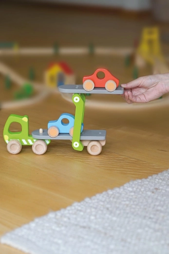 Transporteerwagen met twee niveaus voor meer spelscenario’s