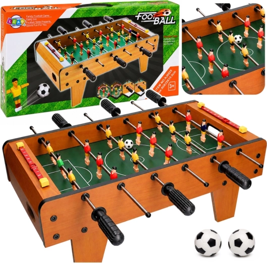 Mini tafelvoetbal 50 cm – houten speeltafel