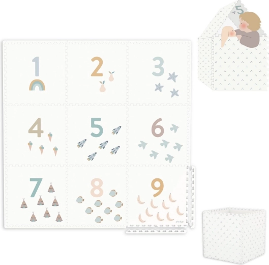 Play&Go tiloo EEVAA speelmat 2-in-1 Numbers