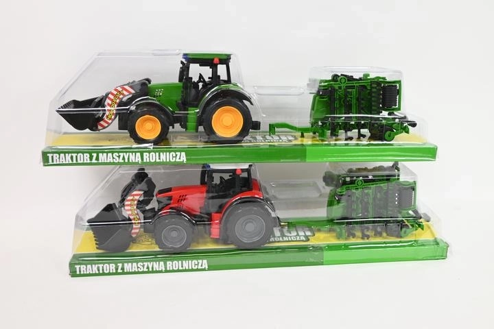 Tractor met landbouwmachine (speelgoed)
